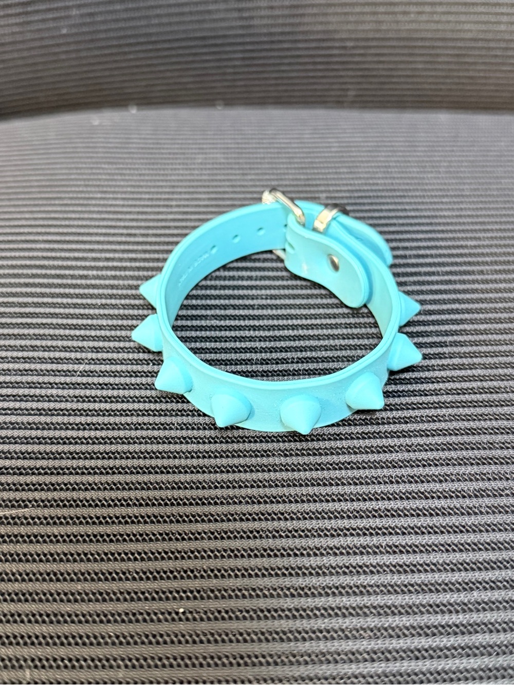 Christian Louboutin Spiked Silicone Watch Strap - Turquoise